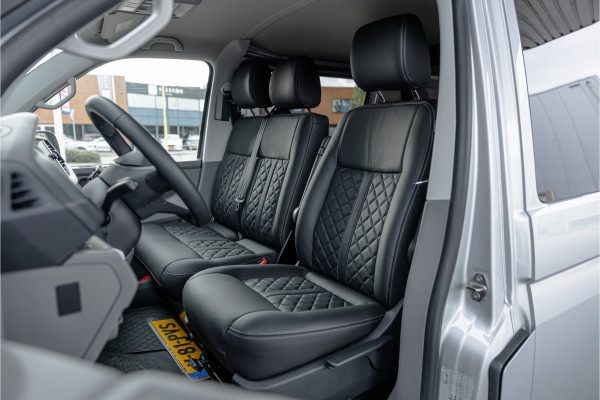Volkswagen Transporter T6.1 2.0 TDI 150 PK L2H1 DSG DC | Dubbel cabine | 6-Zitter | Bi-Xenon | Camera | CarPlay | MF Stuur | Nieuw | BPM Vrij | DAB | Trekhaak | Cruise control