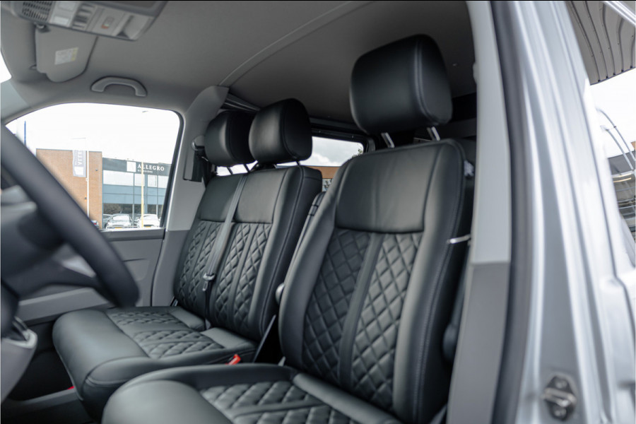 Volkswagen Transporter T6.1 2.0 TDI 150 PK L2H1 DSG DC | Dubbel cabine | 6-Zitter | Bi-Xenon | Camera | CarPlay | MF Stuur | Nieuw | BPM Vrij | DAB | Trekhaak | Cruise control