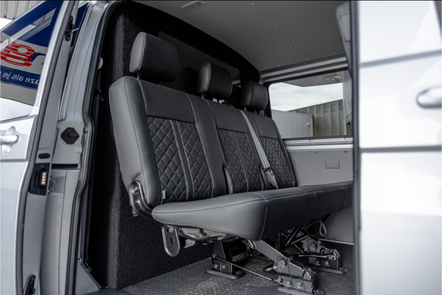 Volkswagen Transporter T6.1 2.0 TDI 150 PK L2H1 DSG DC | Dubbel cabine | 6-Zitter | Bi-Xenon | Camera | CarPlay | MF Stuur | Nieuw | BPM Vrij | DAB | Trekhaak | Cruise control