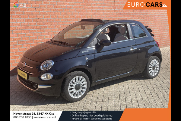 Fiat 500C 1.0 Hybrid 69pk Dolcevita Navigatie Apple Carplay/Android Auto Parkeersensor achter Cruise Control Climatronic