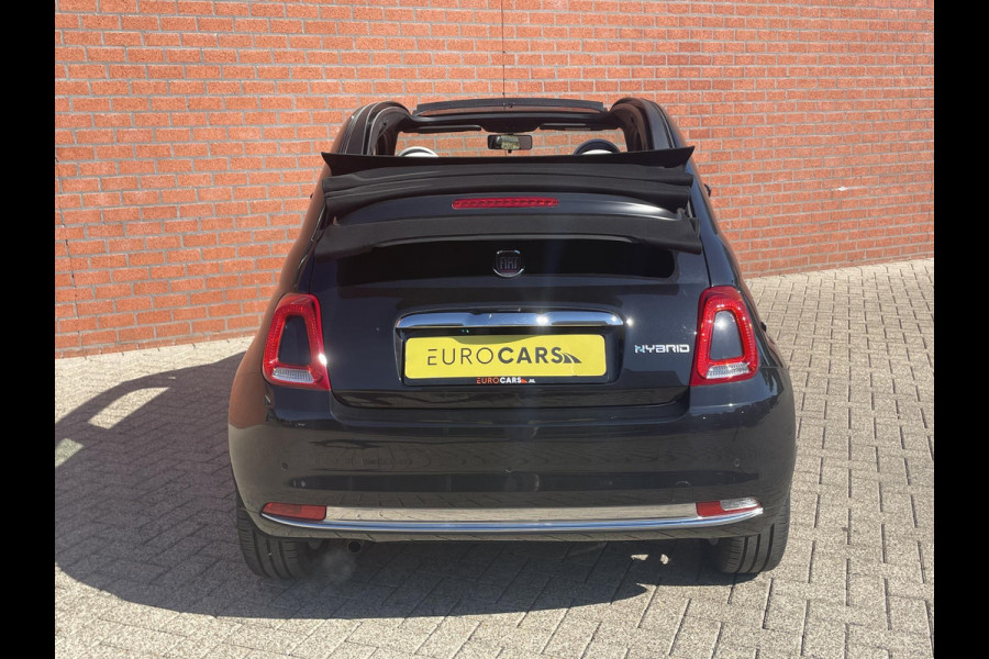 Fiat 500C 1.0 Hybrid 69pk Dolcevita Navigatie Apple Carplay/Android Auto Parkeersensor achter Cruise Control Climatronic