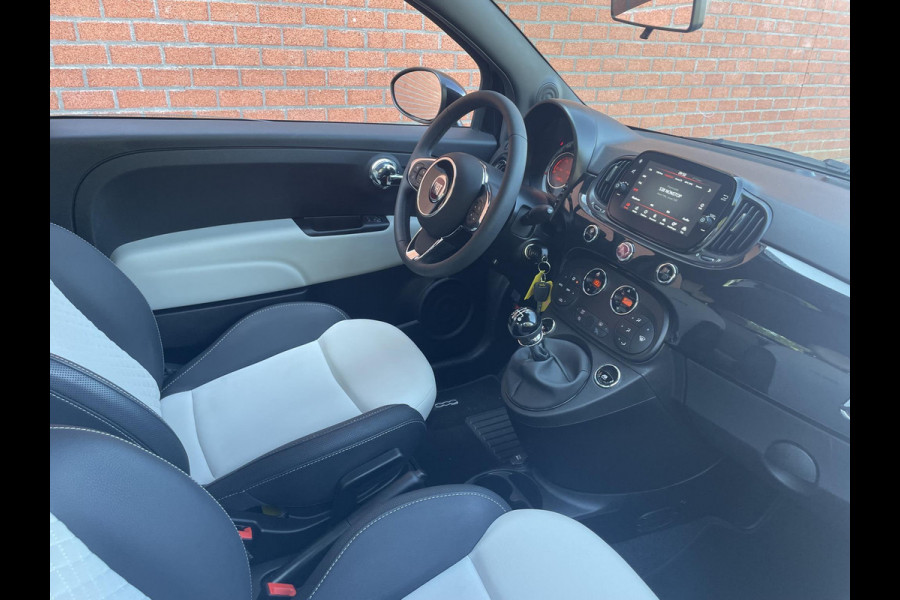 Fiat 500C 1.0 Hybrid 69pk Dolcevita Navigatie Apple Carplay/Android Auto Parkeersensor achter Cruise Control Climatronic