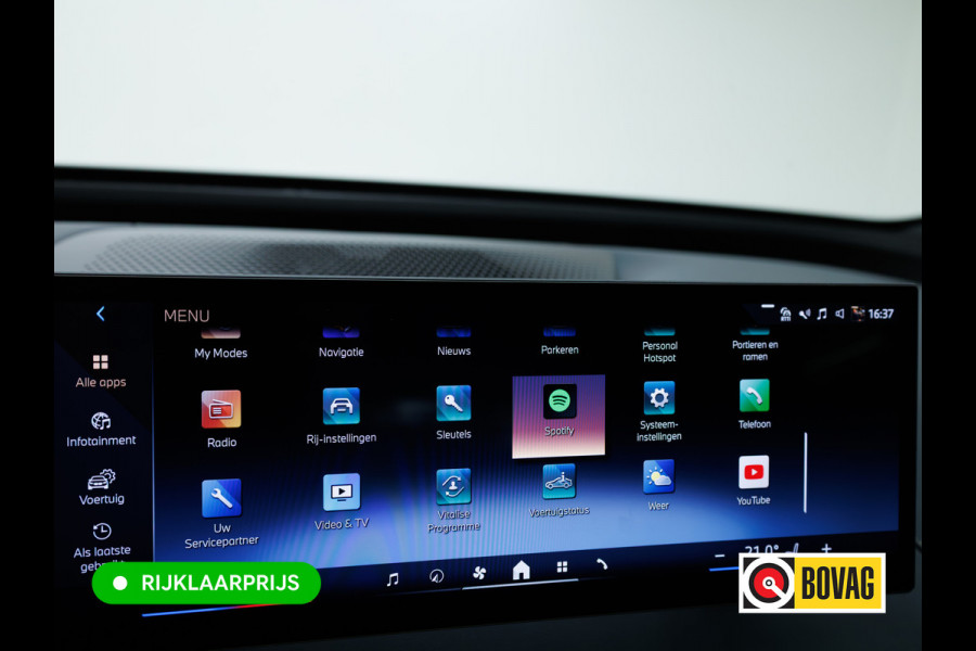 BMW iX xDrive45 101 kWh M-Sport | Pano | Elec. Trekhaak | Luchtvering | Verlichte gril | Stoelverw. en koeling, | Achterbankverw. | Softclose, Meesturende achteras, Harman Kardon, 36 maanden Fabrieksgarantie NL-Auto, Service Inclusive