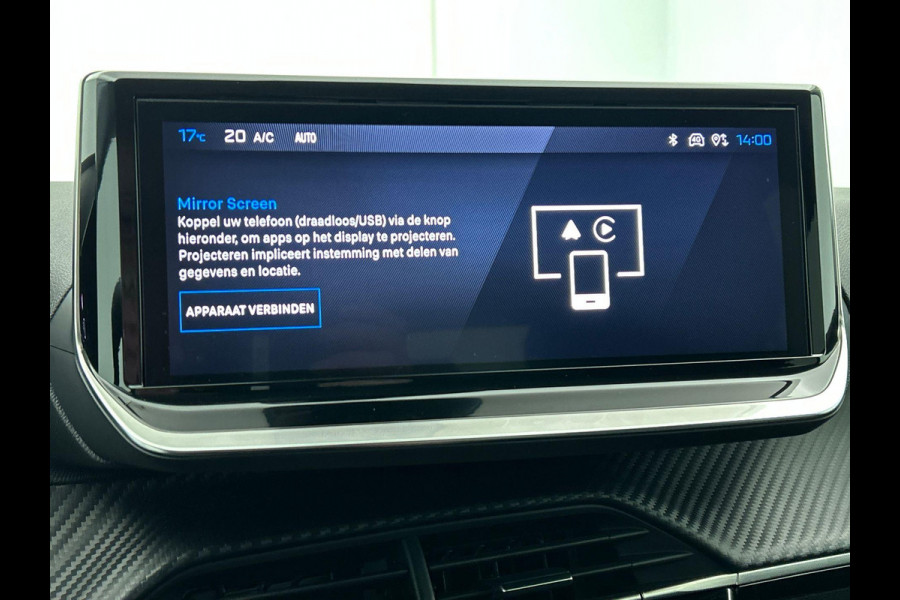 Peugeot 208 1.2 Hybrid 100PK Automaat Allure Navigatie Apple Carplay/Android Auto Airco Camera Parkeer sensoren Cruise Control Led Lichtmetalen Velgen