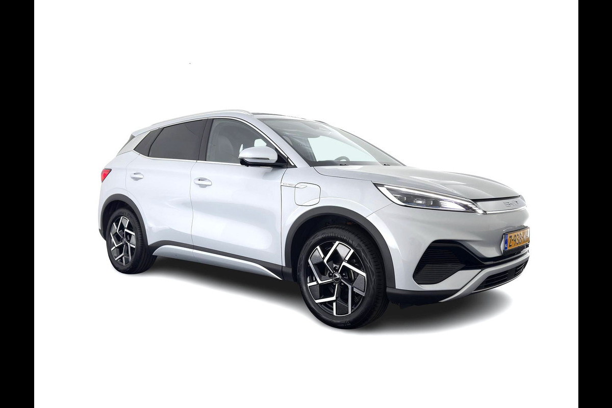 BYD ATTO 3 Comfort 60 kWh [3-Fase-11kW] (INCL-BTW) *HEATPUMP | PANO | ADAPTIVE-CRUISE | LEATHER | FULL-LED | TOPVIEW | BLIND-SPOT | HEATED-COMFORTSEATS | DIGI-COCKPIT | CARPLAY | DAB | NAVI-FULLMAP | ECC | PDC | 18''ALU*