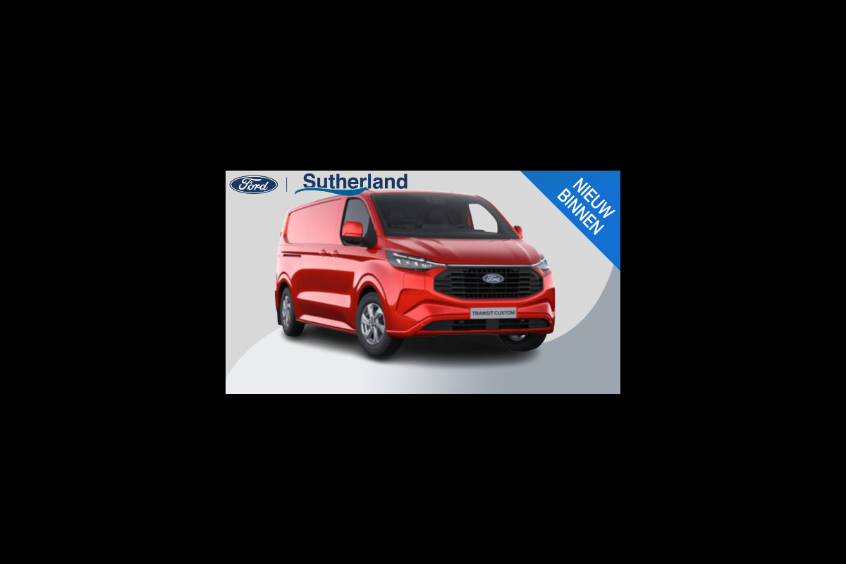 Ford Transit Custom 320 2.5 PHEV L2H1 Limited 233pk | Demo | Adaptieve Cruise Controle | Navigatie | Verwarmde Stoelen/Stuurwiel | Wegklapbare Trekhaak