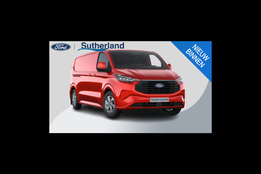 Ford Transit Custom 320 2.5 PHEV L2H1 Limited 233pk | Demo | Adaptieve Cruise Controle | Navigatie | Verwarmde Stoelen/Stuurwiel | Wegklapbare Trekhaak