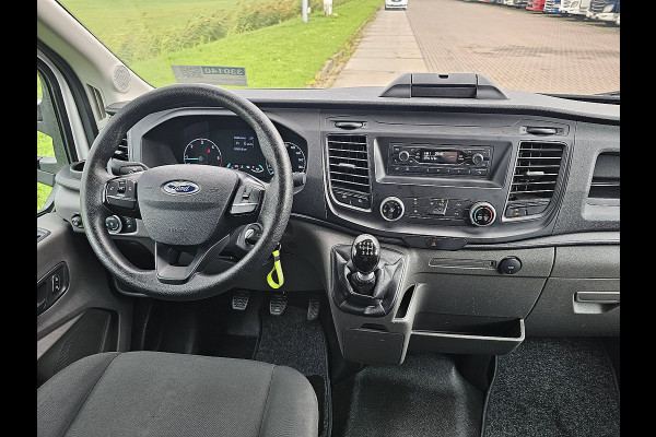 Ford Transit 350 2.0 TDCI L4 Airco, Laadklep, Zijdeur, Lat-om-Lat Betimmerd, Euro6, 130PK, Spoiler, Oh-Historie, NAP