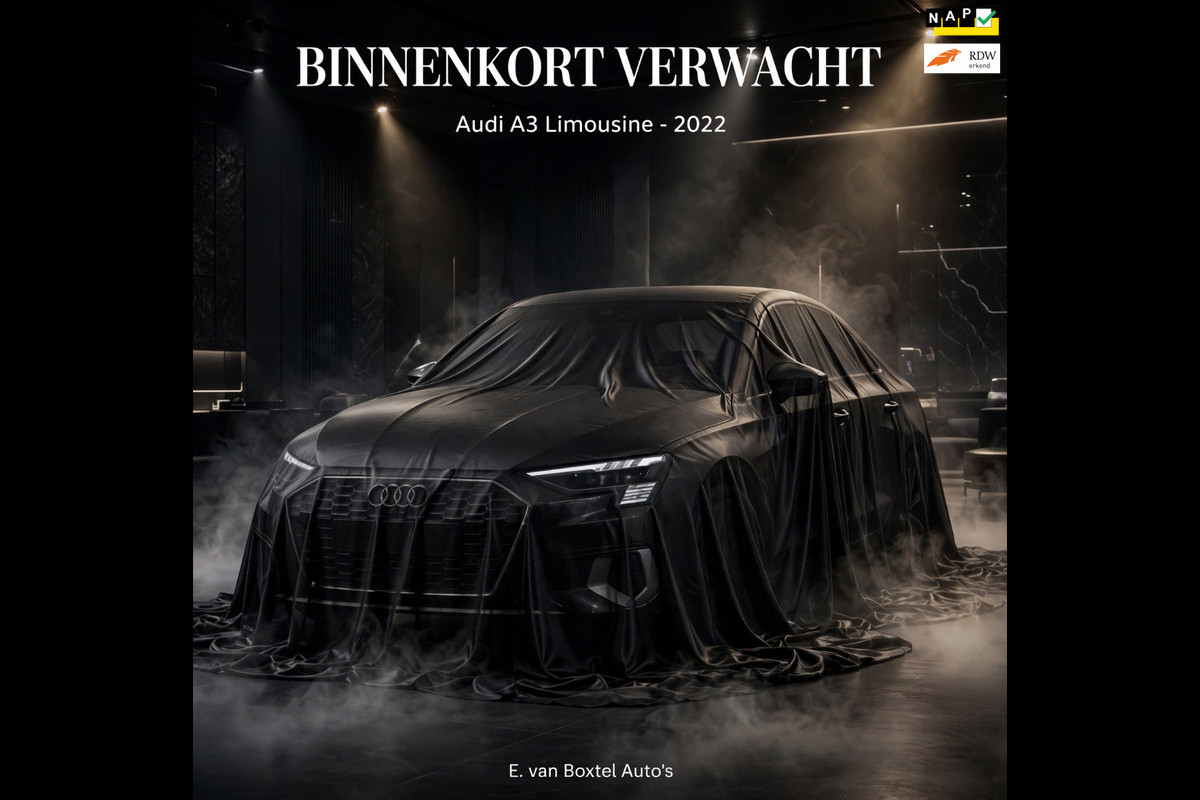 Audi A3 Limousine 30 TFSI Pro Line, digitaal cockpit, 1 e eigenaar, Origineel Nederlandse auto met nationale auto pas