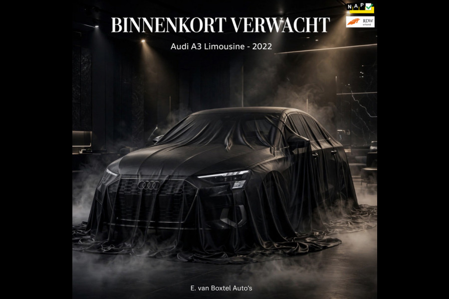 Audi A3 Limousine 30 TFSI Pro Line, digitaal cockpit, 1 e eigenaar, Origineel Nederlandse auto met nationale auto pas