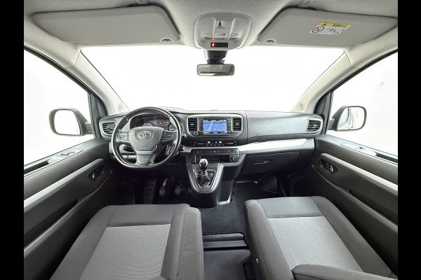 Toyota ProAce Worker 2.0D-4D L3H1 Dubbele Cabine 5-Persoons Ecc 3D-Navi Apple Carplay Android Auto Bluetooth Black Line Long DC Cruise Control Lmv Regen-Lichtsensor led Privacy Glas Schuifdeur 1e Eigenaar Dealeronderhouden Origineel Nederlandse Auto