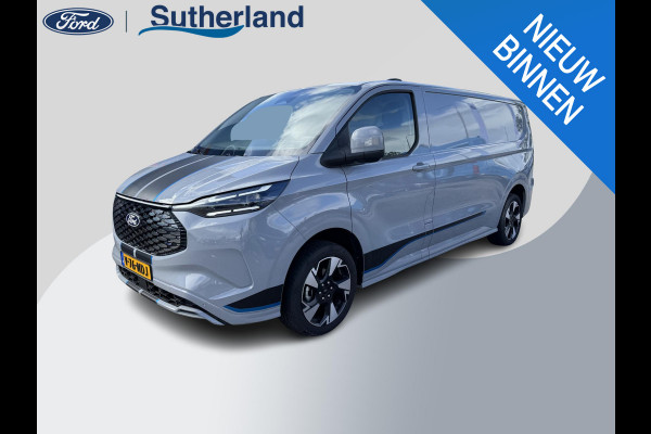 Ford E-Transit Custom 320 L2H1 Sport 65 kWh 218pk | Demo | Driver Assistance Pack | Wegklapbare Trekhaak | Stuurwiel verwarming | Stoel verwarming | 2.300kg Trekgewicht