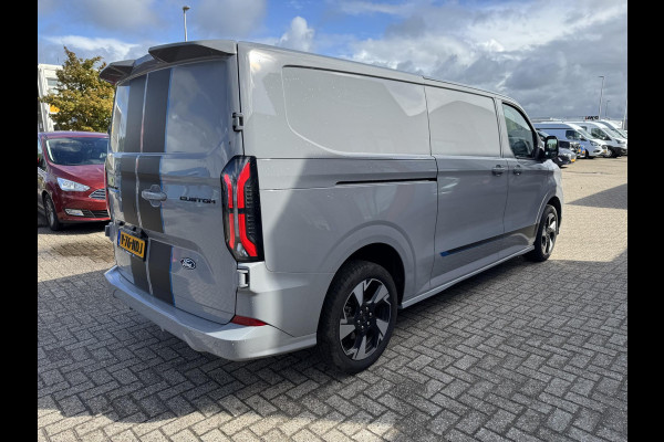 Ford E-Transit Custom 320 L2H1 Sport 65 kWh 218pk | Demo | Driver Assistance Pack | Wegklapbare Trekhaak | Stuurwiel verwarming | Stoel verwarming | 2.300kg Trekgewicht
