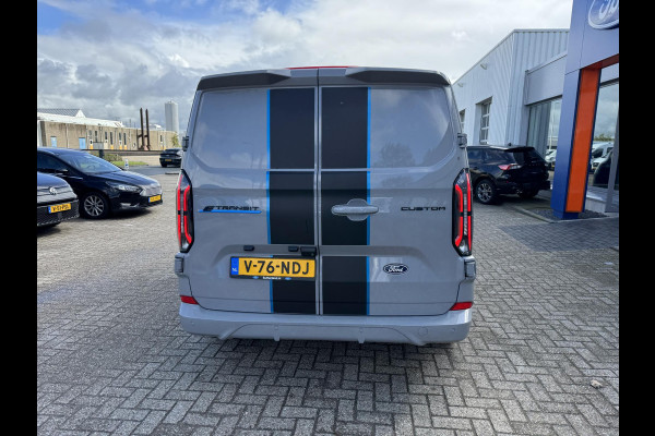 Ford E-Transit Custom 320 L2H1 Sport 65 kWh 218pk | Demo | Driver Assistance Pack | Wegklapbare Trekhaak | Stuurwiel verwarming | Stoel verwarming | 2.300kg Trekgewicht