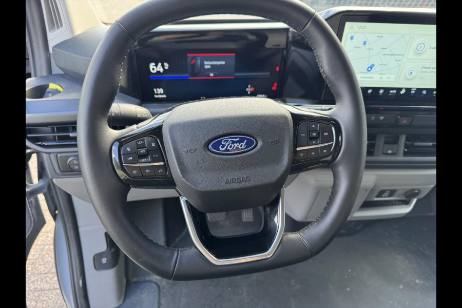 Ford E-Transit Custom 320 L2H1 Sport 65 kWh 218pk | Demo | Driver Assistance Pack | Wegklapbare Trekhaak | Stuurwiel verwarming | Stoel verwarming | 2.300kg Trekgewicht