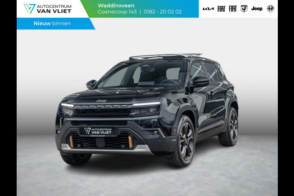Jeep Avenger 85th Anniversary 54 kWh | Schuif/Kanteldak | Adapt. Cruise | Winter Pack | Warmtepomp | Handsfree Achterklep | Convenience Pack