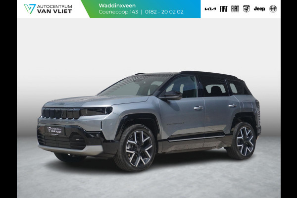Jeep Compass First Edition 74 kWh | Actieprijs* | Adapt. Cruise | Camera | Carplay | 20" | Elektr. A-Klep | Navi | Winter Pack | Schuif/Kanteldak | Premium Pack | Conv. Pack | Warmtepomp