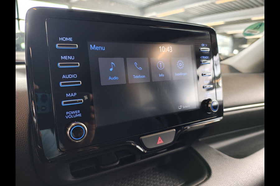 Toyota Yaris 1.5 Hybrid Automaat Camera Adap.Cruise Apple Carplay Android Auto Navi* Ecc Bluetooth Active Regen-Lichtsensor Isofix LTA Stuurhulp Wifi Miracast PCS RSA DRCC 1e Eigenaar
