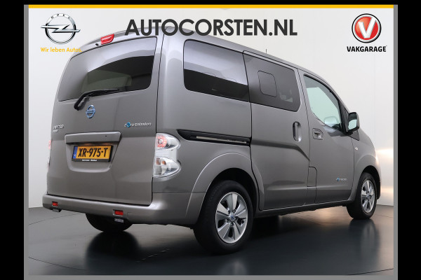 Nissan e-NV200 Evalia 40kWh Automaat 2X Schuifdeur 5-Persoons SOH 89% Camera Stoel+Stuurverwarming Navi DAB Connect Edition Regen-Lichtsensor Cruise Control Bluetooth Privacy Glas Isofix Lmv 15" 1e Eigenaar Dealeronderhouden Origineel Nederlandse Auto