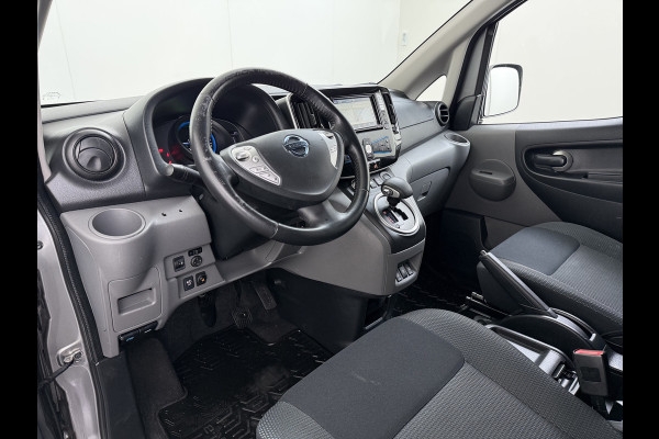 Nissan e-NV200 Evalia 40kWh Automaat 2X Schuifdeur 5-Persoons SOH 89% Camera Stoel+Stuurverwarming Navi DAB Connect Edition Regen-Lichtsensor Cruise Control Bluetooth Privacy Glas Isofix Lmv 15" 1e Eigenaar Dealeronderhouden Origineel Nederlandse Auto