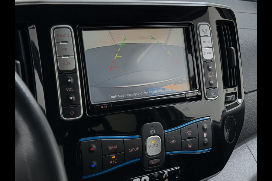 Nissan e-NV200 Evalia 40kWh Automaat 2X Schuifdeur 5-Persoons SOH 89% Camera Stoel+Stuurverwarming Navi DAB Connect Edition Regen-Lichtsensor Cruise Control Bluetooth Privacy Glas Isofix Lmv 15" 1e Eigenaar Dealeronderhouden Origineel Nederlandse Auto