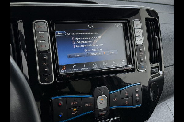 Nissan e-NV200 Evalia 40kWh Automaat 2X Schuifdeur 5-Persoons SOH 89% Camera Stoel+Stuurverwarming Navi DAB Connect Edition Regen-Lichtsensor Cruise Control Bluetooth Privacy Glas Isofix Lmv 15" 1e Eigenaar Dealeronderhouden Origineel Nederlandse Auto