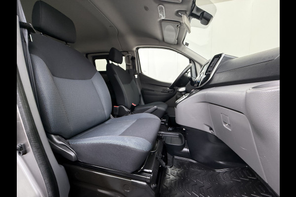 Nissan e-NV200 Evalia 40kWh Automaat 2X Schuifdeur 5-Persoons SOH 89% Camera Stoel+Stuurverwarming Navi DAB Connect Edition Regen-Lichtsensor Cruise Control Bluetooth Privacy Glas Isofix Lmv 15" 1e Eigenaar Dealeronderhouden Origineel Nederlandse Auto