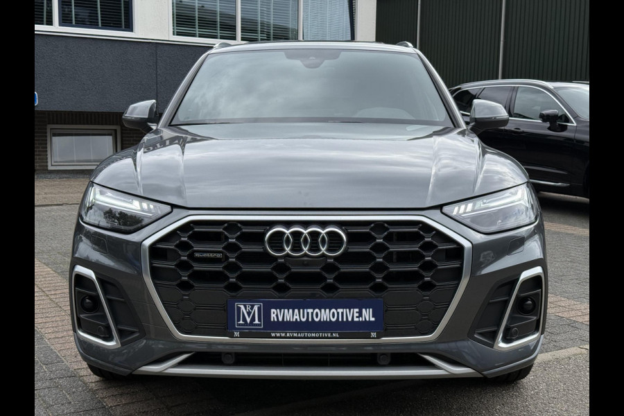 Audi Q5 55 TFSI e S edition VAN: 48.900,- VOOR: 44.877,- UW HERFSTVOORDEEL: 4.023,- S-LINE BINNEN + BUITEN |LUCHTVERING| ELEKTRISCHE TREKHAAK| 360 CAMERA| PANO| DODE HOEK SENSOR| ELEK. STOELEN | MATRIX| RECENT NOG ONDERHOUD GEHAD|