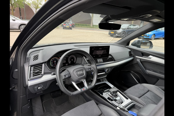 Audi Q5 55 TFSI e S edition VAN: 48.900,- VOOR: 44.877,- UW HERFSTVOORDEEL: 4.023,- S-LINE BINNEN + BUITEN |LUCHTVERING| ELEKTRISCHE TREKHAAK| 360 CAMERA| PANO| DODE HOEK SENSOR| ELEK. STOELEN | MATRIX| RECENT NOG ONDERHOUD GEHAD|