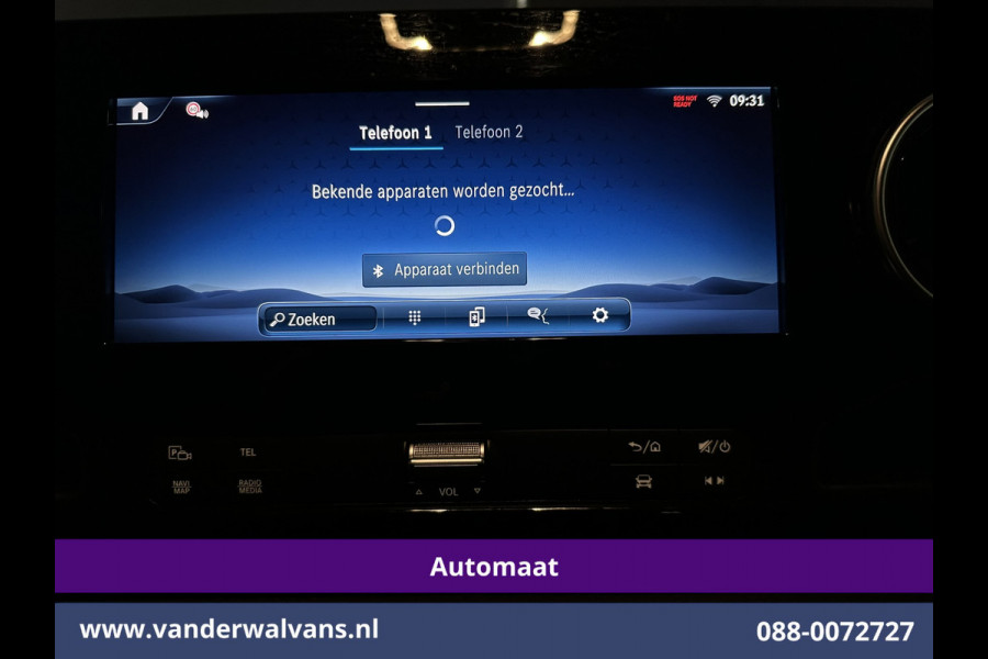Mercedes-Benz Sprinter 317 CDI 170pk 9G-Tronic Automaat XL MBUX L2H2 Euro6 Airco | Camera | Navigatie | Adaptieve Cruisecontrol | LED Chauffeursstoel, Stoelverwarming, Parkeersensoren, Bijrijdersbank