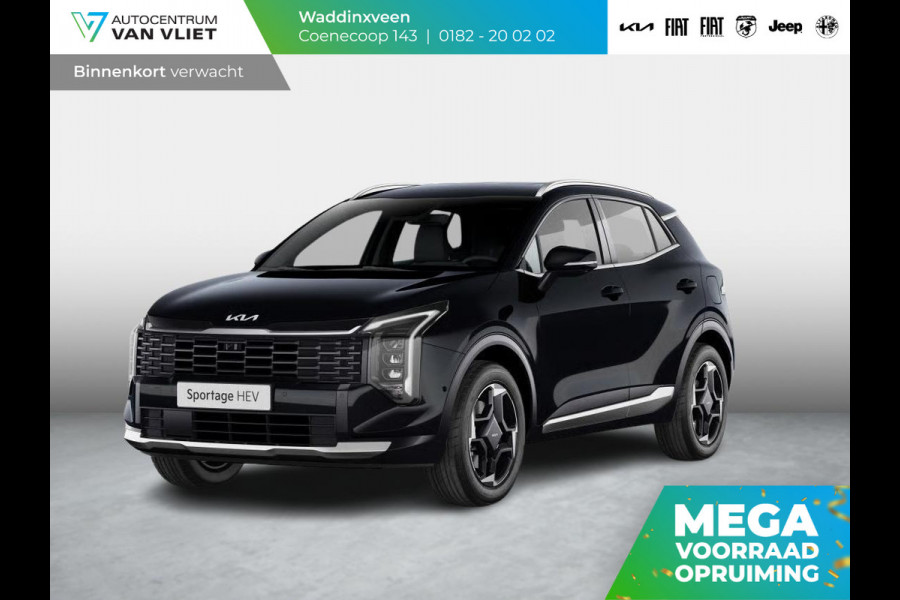 Kia Sportage 1.6 T-GDi Plug-in Hybrid Black Edition Advanced | Actieprijs* | Navi. | Clima. | Adapt. Cruise. | Stoel&Stuur Verwarming | Black Edition Zwarte Suède/Leder Bekleding | Dodehoekassistentie | Panodak