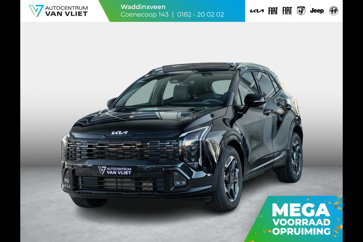 Kia Sportage 1.6 T-GDi Hybrid GT-Line | Actieprijs* | Schuifkanteldak | Navi. | Clima. | Adapt. Cruise. | Stoel&Stuur Verwarming | Dodehoekassistentie | Panodak | GT-Line Bekleding| PDC
