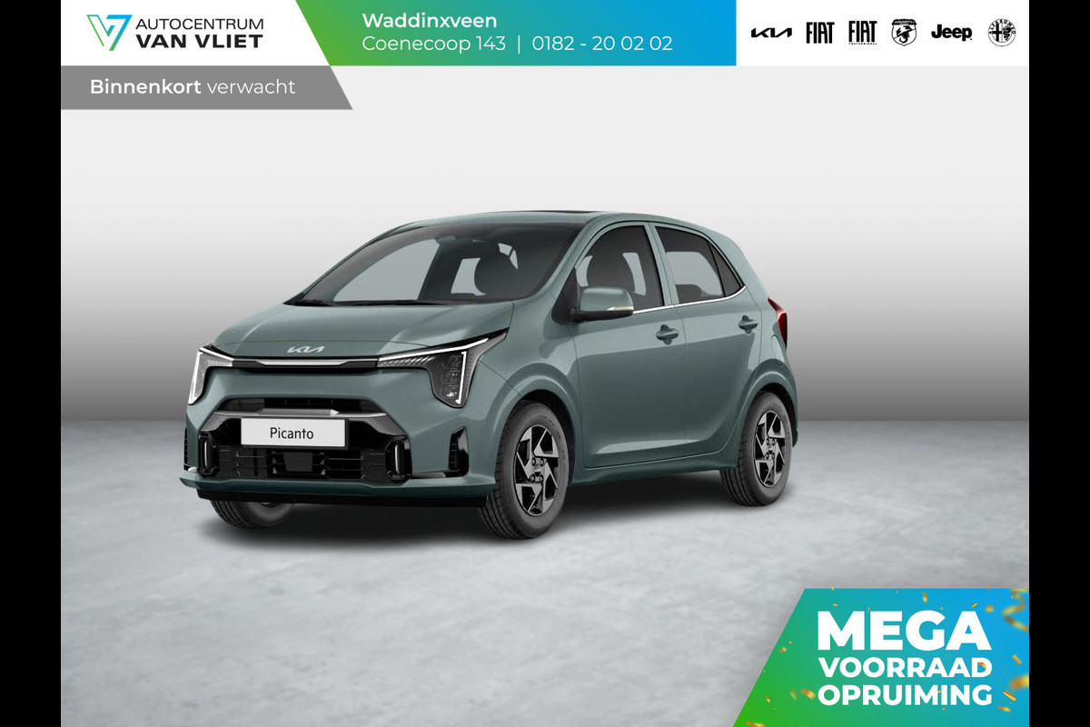 Kia Picanto 1.0 GDi DynamicPlusLine | Actieprijs* | 4p. | Navi. | Cruise. | Parkeersensoren | Airco | Privacy Glass