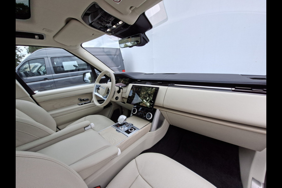 Land Rover Range Rover P510e SV PHEV 4WS 4xMassage Chauffeurspakket Signature Trekhaak Zonsondergang Goud Meridian