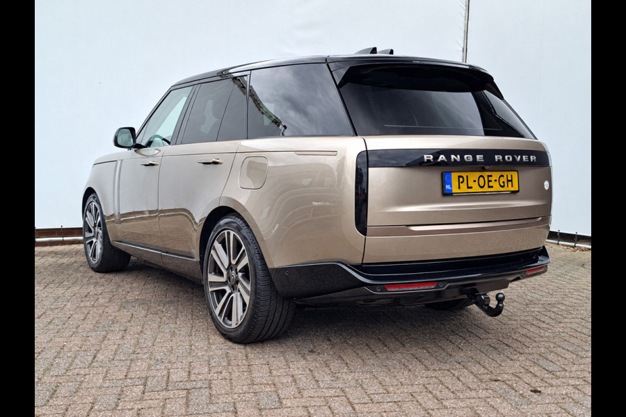 Land Rover Range Rover P510e SV PHEV 4WS 4xMassage Chauffeurspakket Signature Trekhaak Zonsondergang Goud Meridian