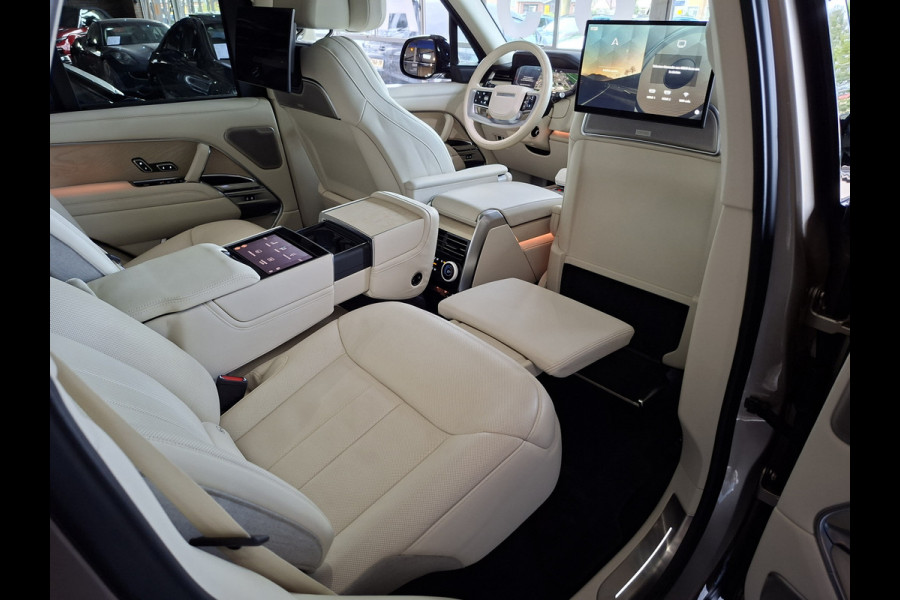 Land Rover Range Rover P510e SV PHEV 4WS 4xMassage Chauffeurspakket Signature Trekhaak Zonsondergang Goud Meridian