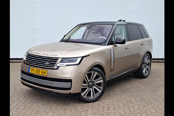 Land Rover Range Rover P510e SV PHEV 4WS 4xMassage Chauffeurspakket Signature Trekhaak Zonsondergang Goud Meridian