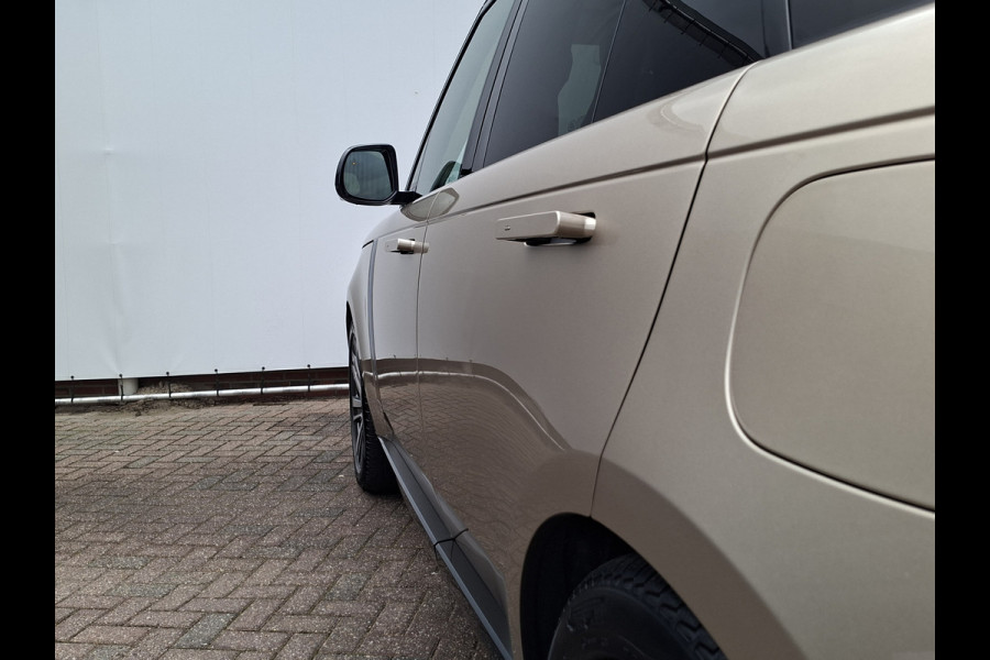 Land Rover Range Rover P510e SV PHEV 4WS 4xMassage Chauffeurspakket Signature Trekhaak Zonsondergang Goud Meridian
