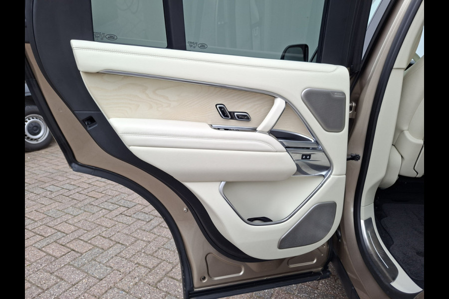Land Rover Range Rover P510e SV PHEV 4WS 4xMassage Chauffeurspakket Signature Trekhaak Zonsondergang Goud Meridian