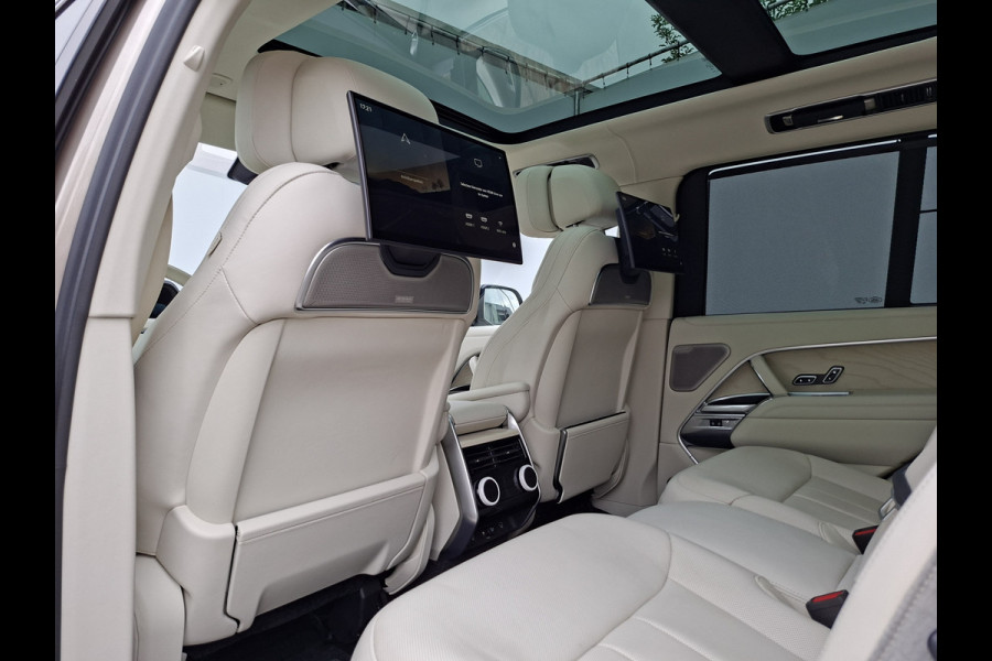 Land Rover Range Rover P510e SV PHEV 4WS 4xMassage Chauffeurspakket Signature Trekhaak Zonsondergang Goud Meridian