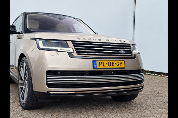 Land Rover Range Rover P510e SV PHEV 4WS 4xMassage Chauffeurspakket Signature Trekhaak Zonsondergang Goud Meridian