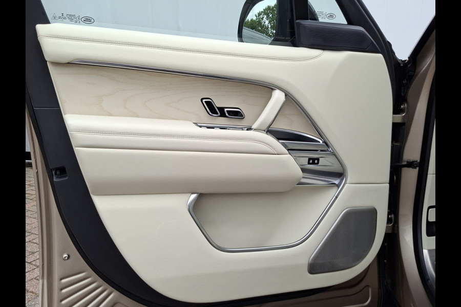 Land Rover Range Rover P510e SV PHEV 4WS 4xMassage Chauffeurspakket Signature Trekhaak Zonsondergang Goud Meridian