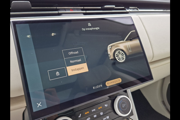 Land Rover Range Rover P510e SV PHEV 4WS 4xMassage Chauffeurspakket Signature Trekhaak Zonsondergang Goud Meridian