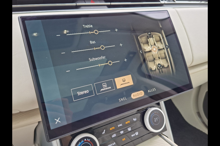 Land Rover Range Rover P510e SV PHEV 4WS 4xMassage Chauffeurspakket Signature Trekhaak Zonsondergang Goud Meridian