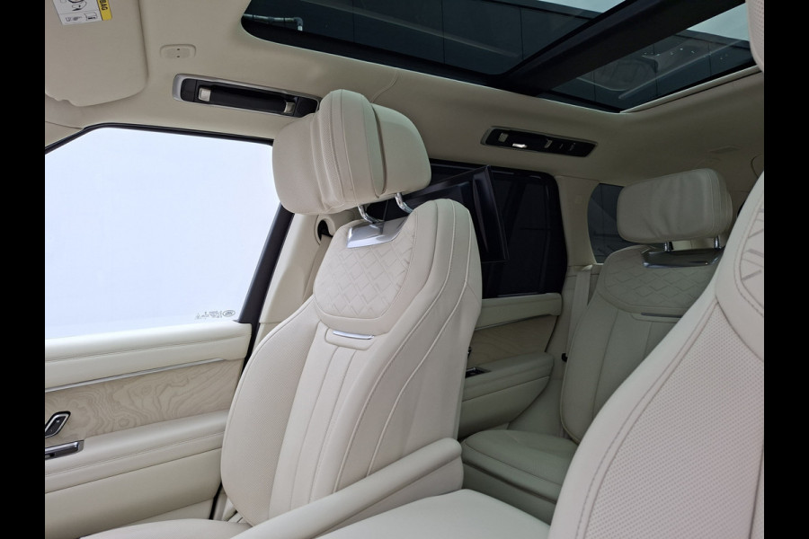 Land Rover Range Rover P510e SV PHEV 4WS 4xMassage Chauffeurspakket Signature Trekhaak Zonsondergang Goud Meridian