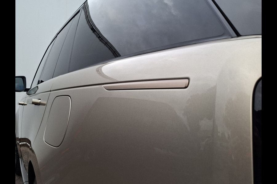 Land Rover Range Rover P510e SV PHEV 4WS 4xMassage Chauffeurspakket Signature Trekhaak Zonsondergang Goud Meridian