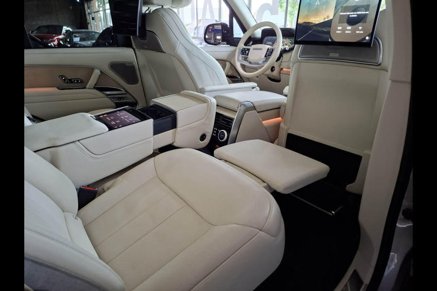 Land Rover Range Rover P510e SV PHEV 4WS 4xMassage Chauffeurspakket Signature Trekhaak Zonsondergang Goud Meridian