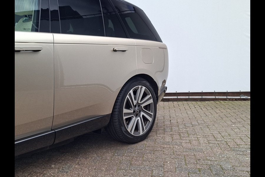 Land Rover Range Rover P510e SV PHEV 4WS 4xMassage Chauffeurspakket Signature Trekhaak Zonsondergang Goud Meridian
