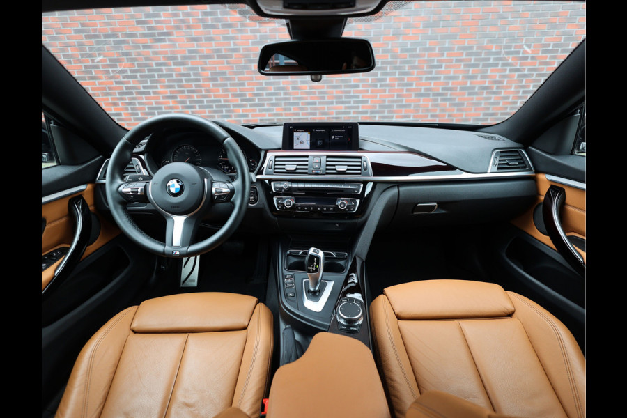 BMW 4 Serie Gran Coupé 430i High Executive | M Sport - Cognac Dakota leder