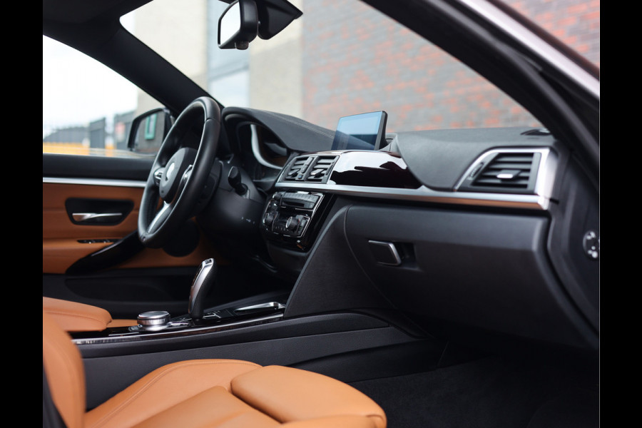 BMW 4 Serie Gran Coupé 430i High Executive | M Sport - Cognac Dakota leder